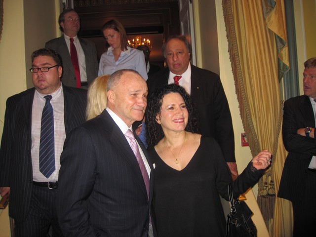 NYPD Commissioner Ray Kelly poses with actress Susie Essman, one of the women honored at Thursday's PAL Women of the Year Awards.