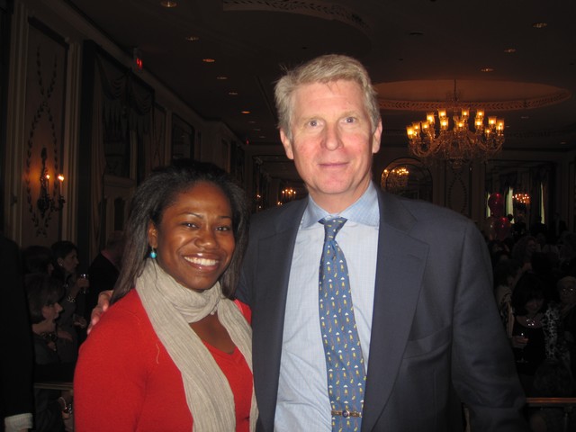 Manhattan District Attorney Cy Vance Jr. and his assistant Linara Davidson were among the guests at Thursday's event at the Pierre Hotel in Midtown.