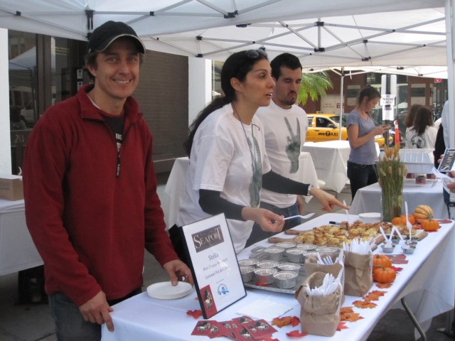 Fernando Dallorso, left, owner of Stella and one of the organizers of Taste of the Seaport.
