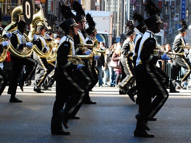 Thousands of service men and women marched down Fifth Avenue for the the 91st annual New York City Veteran's Day Parade Thursday.