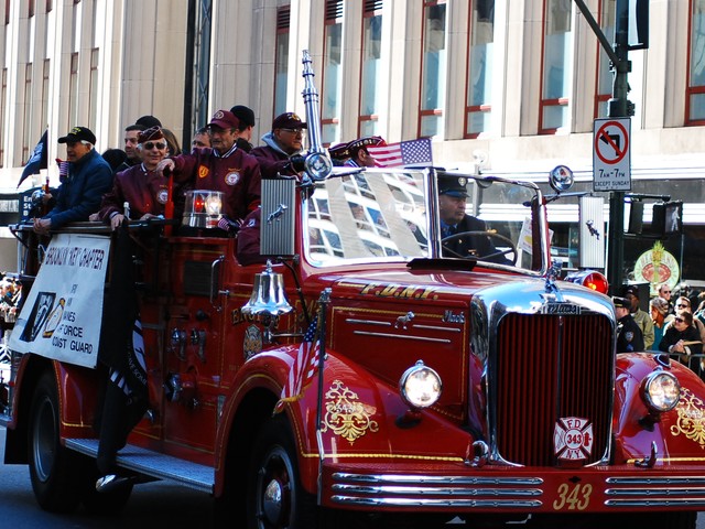 Thousands of service men and women marched down Fifth Avenue for the the 91st annual New York City Veteran's Day Parade Thursday.