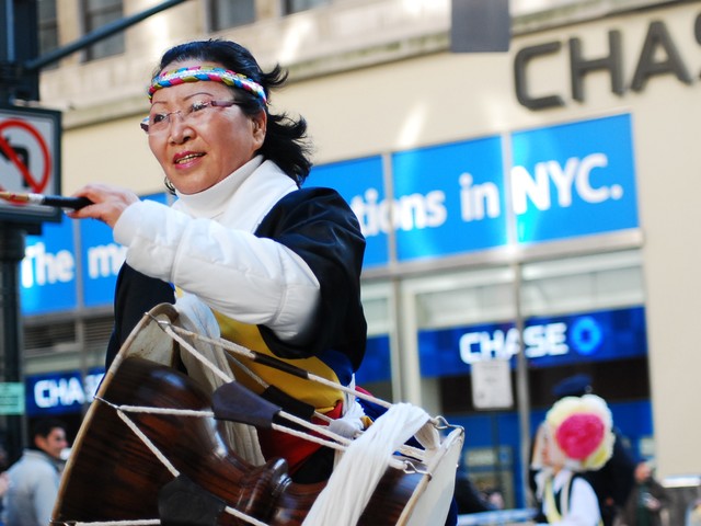 The parade also marks the 60th Anniversary of the Korean War, and featured many Korean-American performers.