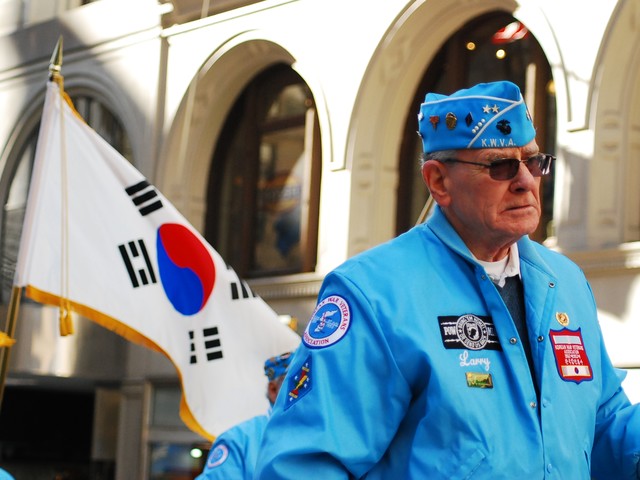 The parade also marks the 60th Anniversary of the Korean War.