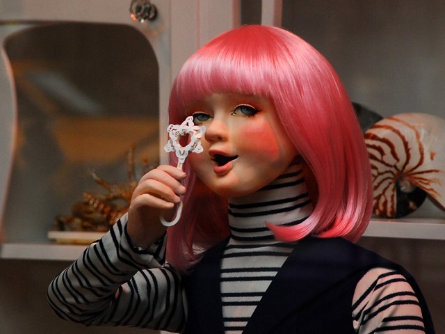 The theme at Saks Fifth Avenue is bubbles and snowflakes.