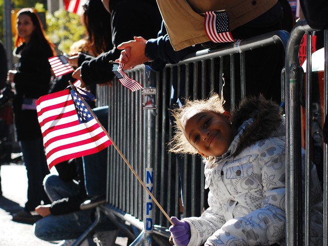 Thousands of service men and women marched down Fifth Avenue for the the 91st annual New York City Veteran's Day Parade Thursday.