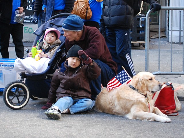 Thousands of service men and women marched down Fifth Avenue for the the 91st annual New York City Veteran's Day Parade Thursday.