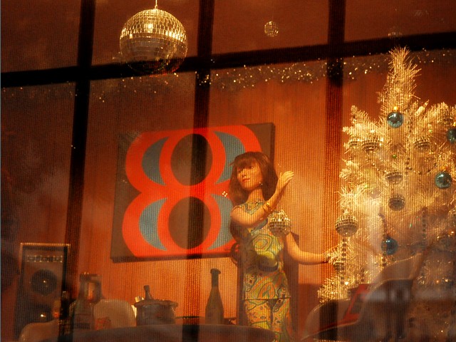 A very 70s Christmas at Lord & Taylor. The department store polled customers around the country on their favorite holiday memories and used them to create dollhouse scenes.