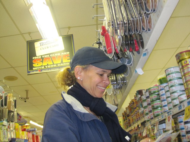 Cashier Erie Forbes.