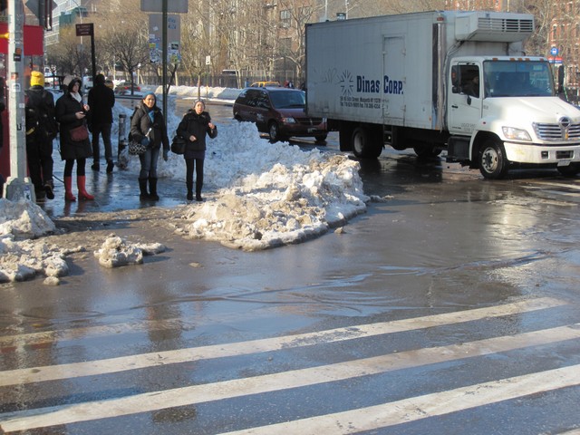The puddle only grew throughout the day.