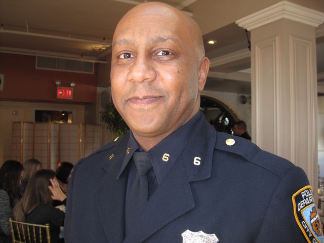 Crime prevention officer Robert Jackson, honoree for the 6th Precinct, took down a suspect responsible for a citywide string of burglaries.
