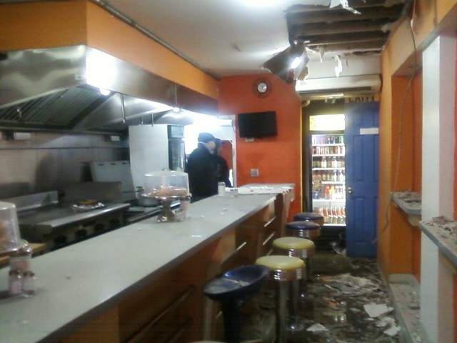 Broadway Munchies suffered water and smoke damage.