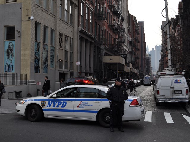 Mercer Street is closed as police investigate the death.
