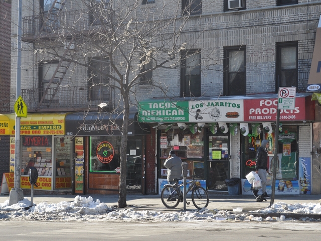 A group of elected officials gathered on St. Nicholas Avenue near 188th Street, the site of Washington Heights second murder in January 2011.