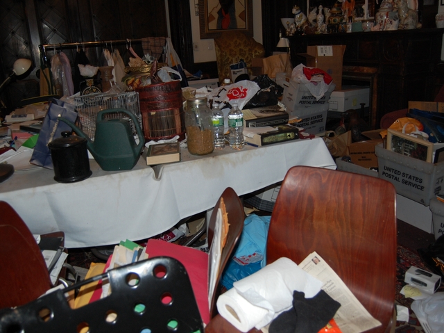An apartment in the National Arts Club allegedly being used by board president Aldon James in December 2010.