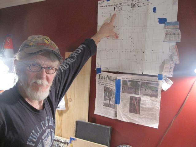 Power points to a map of the 