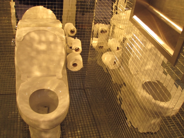 Disco restroom