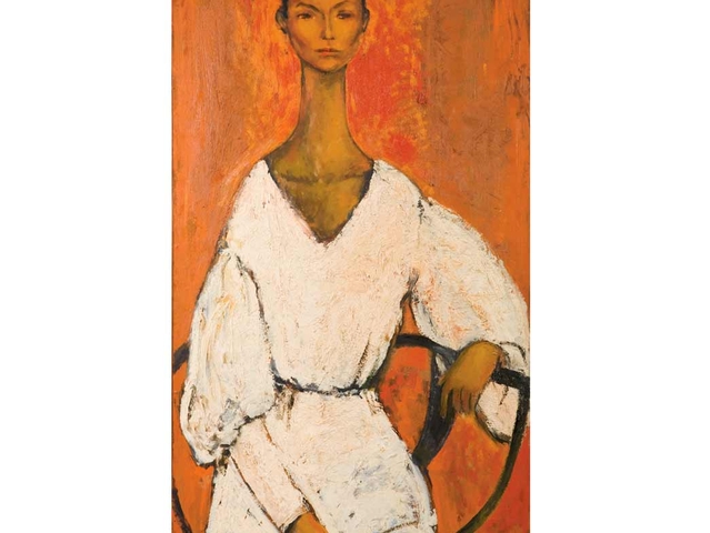 Geoffrey Holder, b. 1930 Lena, 1959. Estimate: $2,500 - 3,500
Sold for $10,625
