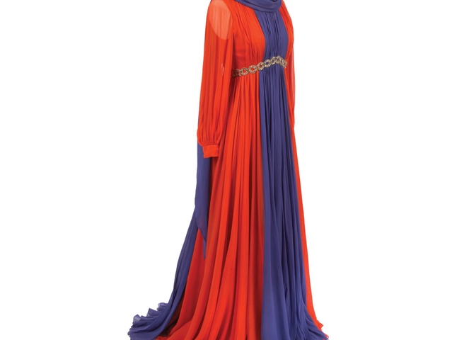 Sarmi Evening Dress. Estimate: $100 - 150
Sold for $2,813
