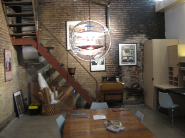 This newly renovated space is occupied by a designer and is an example of the type of space Metzner said he wants to be freeer to build more of.