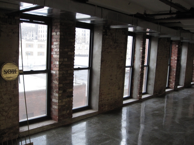 A row of newly created windows.