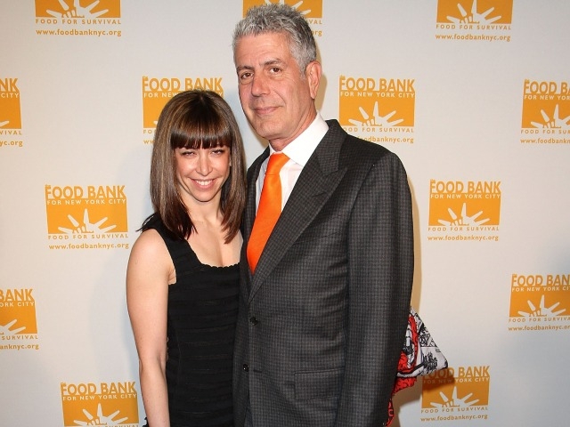 Celebrity chef Anthony Bourdain and Ottavia Busia attended the 2011 Can-Do Awards Dinner at Chelsea Piers on Thursday.