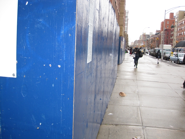 The site of Harlem Tavern on Frederick Douglass Boulevard and West 116th Street - and addition to the burgeoning area expected to open soon.