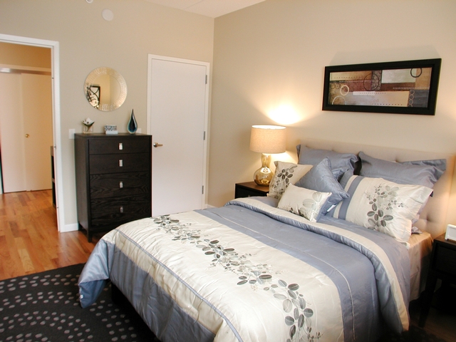 A bedroom at Hudson 192.