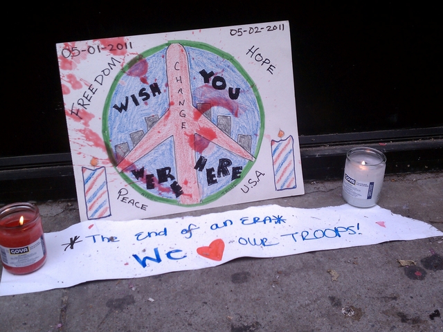 Crowds at Ground Zero Celebrate bin Laden's Death - DNAinfo.com ...