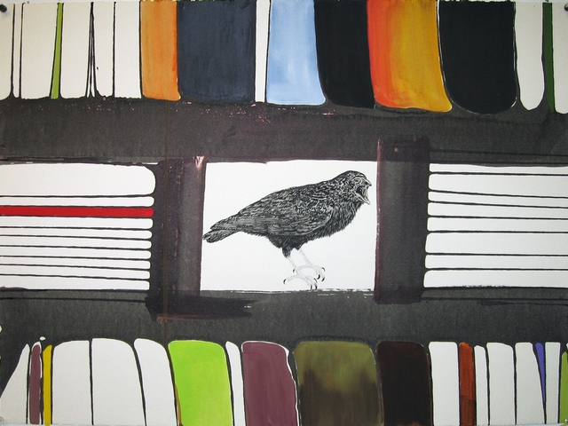 The Groundbreakers Art Party Auction isn't until Tuesday, but Community Day will include a preview of pieces included, such as this one by Jason Middlebrook (3rd floor of 450 W. 15th Street).