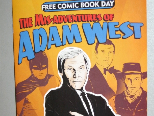 Holy Freebie! Adam West - the Caped Crusader himself - has his own comic book. Copies of the comic were being given away on Free Comic Book Day on May 7, 2011.