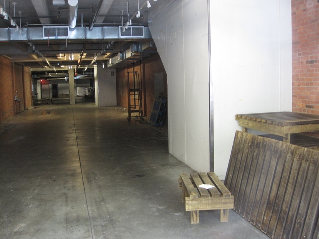 The now-vacant West 125th Street storefront.