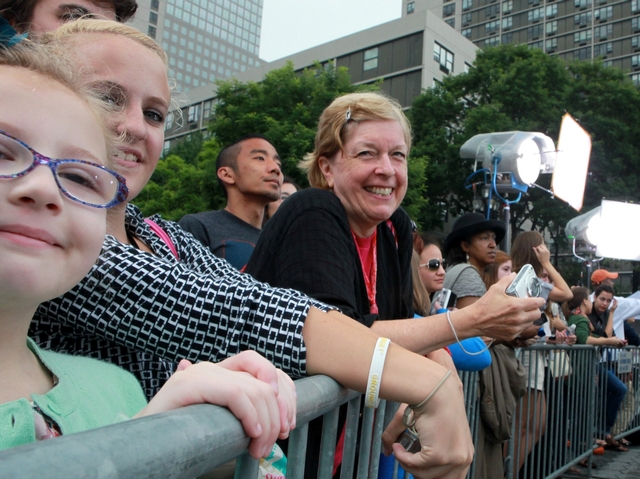 Holly Tooker, 63, took her niece Kaitlyn Hero, 14, to the taping of the debut episode