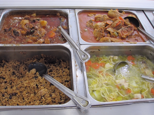 A selection of Spanish-style dishes.