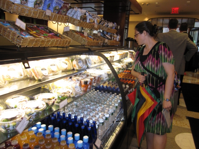 The Milk Street Cafe includes a small to-go section.