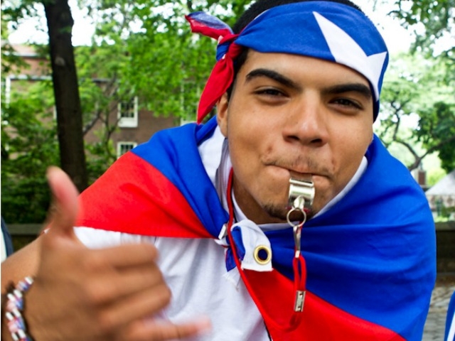Puerto Rican pride is on display.