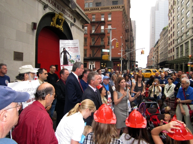 Community Board 1 Chairwoman Julie Menin said the closing of Hook & Ladder 8 was a matter of 