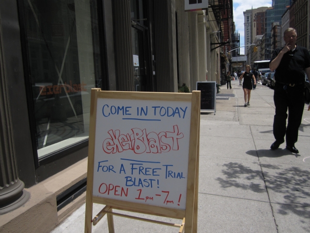 Exerblast is offering free trials of its new Reade Street family gym.