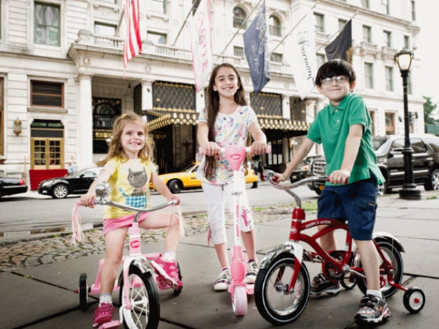 The Plaza Hotel will now offer guests the opportunity to rent Eloise-themed tricycles, bicycles and scooters.