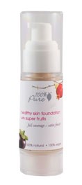 HEALTHY SKIN FOUNDATION WITH SUPER FRUITS SPF 20 (full coverage / satin finish) – Peach Bisque