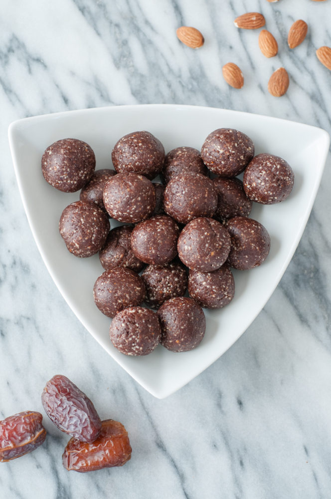 Recipe Chocolate Almond Energy Balls SHINEwithJL