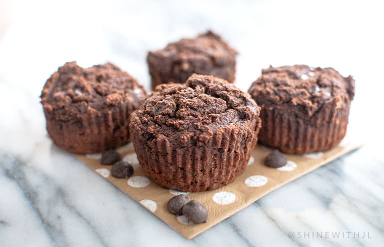 paleo gluten free double chocolate avocado muffin recipe shinewithjl