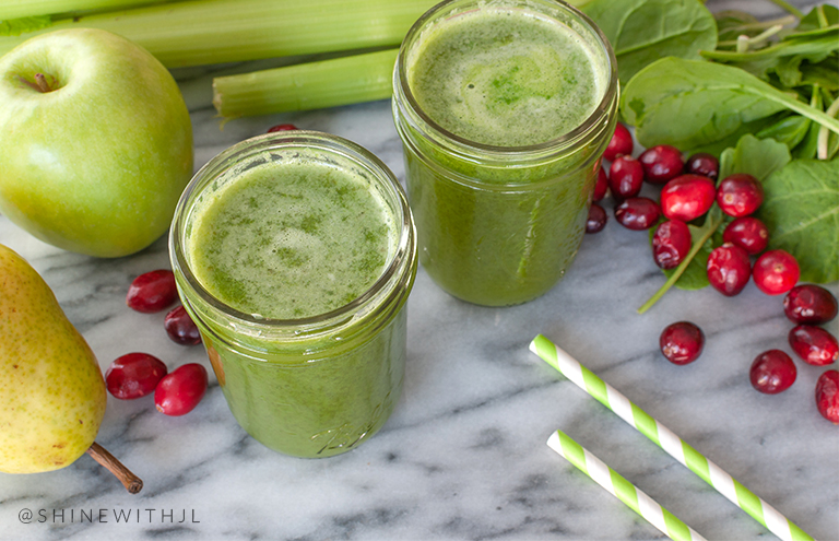 green cranberry juice cleanse recipe