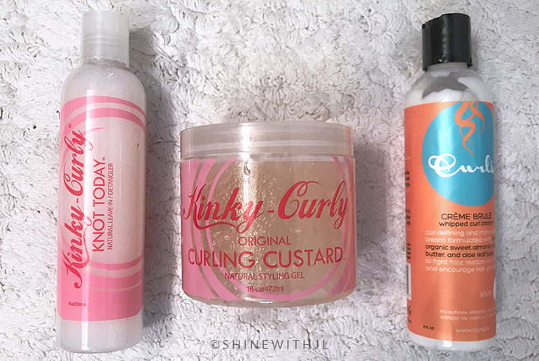 Simple Curly Girl Styling Routine: Only 3 Products simple curly hair styling routine 3 products shinewithjl