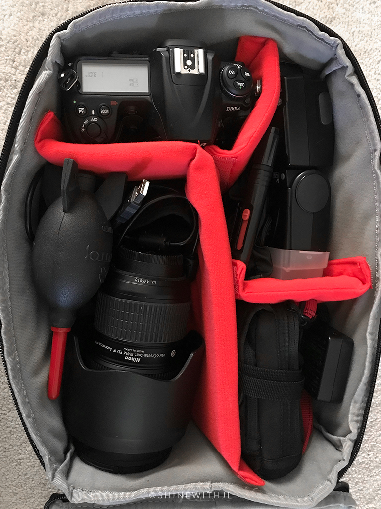 10 Reasons to Love This Travel Camera Insert Bag SHINEwithJL
