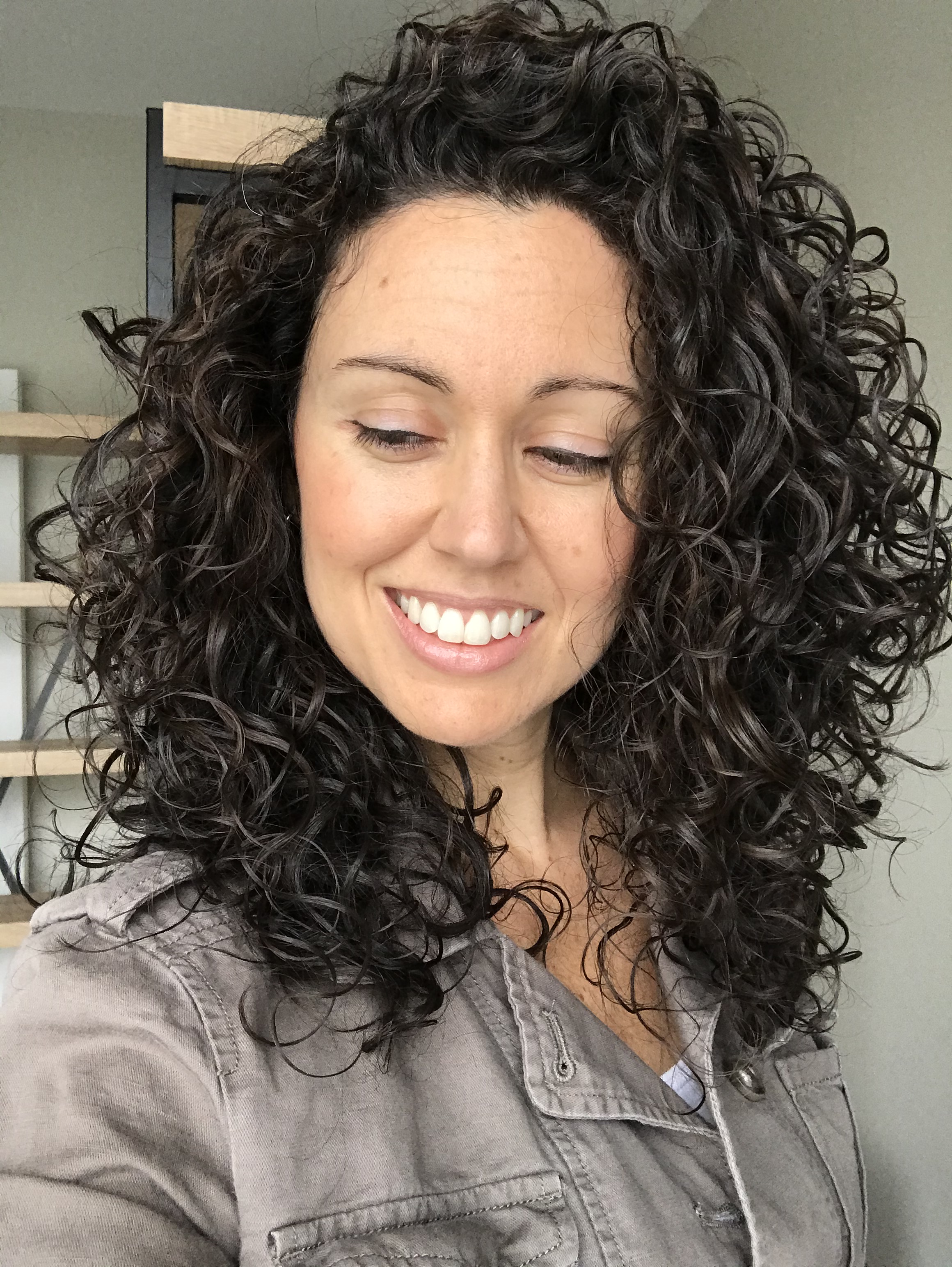 curly hair wash day results after deva curl cut