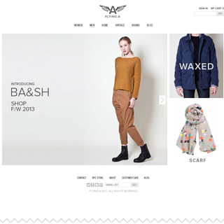 Thought Horse, INC - Ecommerce Designer / Developer / Marketer - http://www.flyinganyc.com/