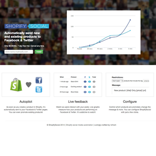 Refresh - Ecommerce Designer / Developer / Setup - ShopifySocial app