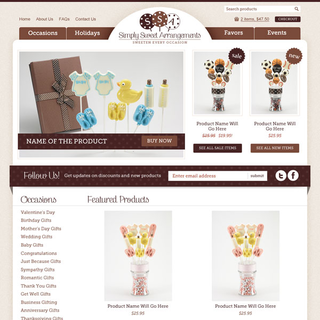 AshWebStudio - Ecommerce Designer / Setup - Customizable lollipops for every occasion