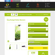 We introduced mega menus and a file upload facility