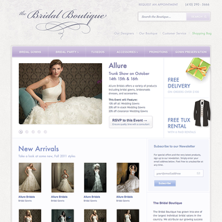 Sunrise Design - Ecommerce Designer - Design/development for an online bridal boutique.